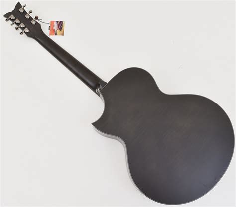 Schecter Orleans Stage 7 String Acoustic Guitar In See Thru Black Satin 815447025611 Ebay