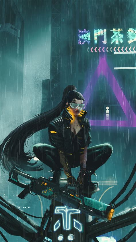 Cyberpunk Girl Retro Art 4k Hd Artist 4k Wallpapers I