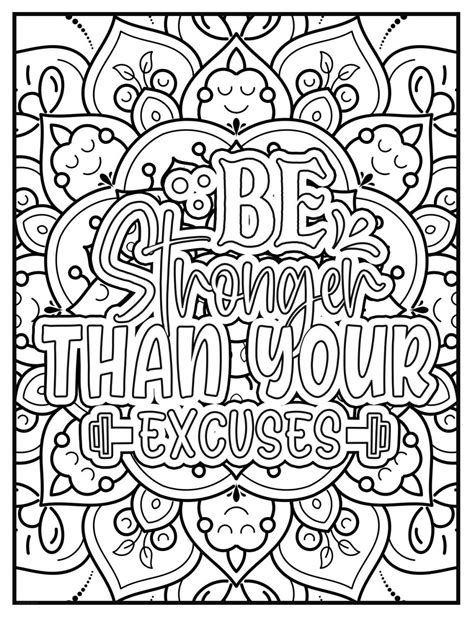 50 Motivational Coloring Pages Volume 1 Etsy