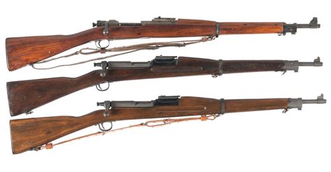 Us Springfield Model 1903 Bolt Action Rifle With Two Mark 1 Dummy