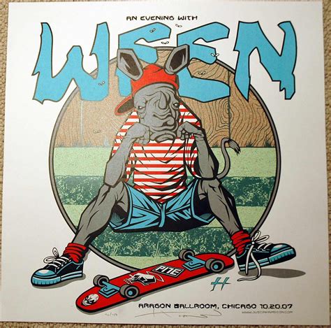 Ween Gig Poster With Images Art Concert Posters Music Poster