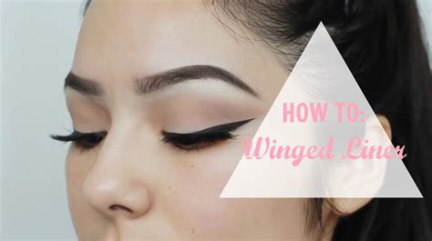How To Winged Eyeliner Faye Claire Youtube
