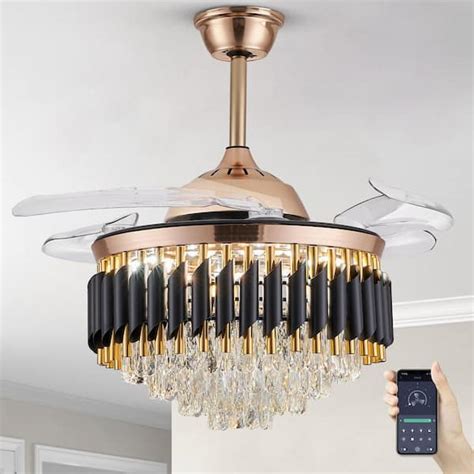 Reviews For Antoine 42 In Integrated Led Indoor Gold Ceiling Fan With