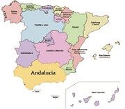 Inzoomen en uitzoomen) van google maps. Kaart Spanje - Wegenkaart - Plattegrond - Satellietkaart