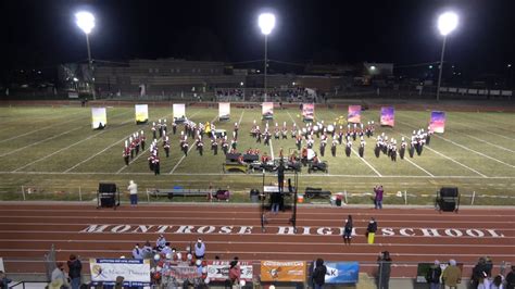 Montrose High School Marching Band November 1 2019 Grand Finale Youtube