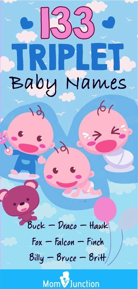 140 Super Cute And Famous Triplet Baby Names Triplet Babies Unique