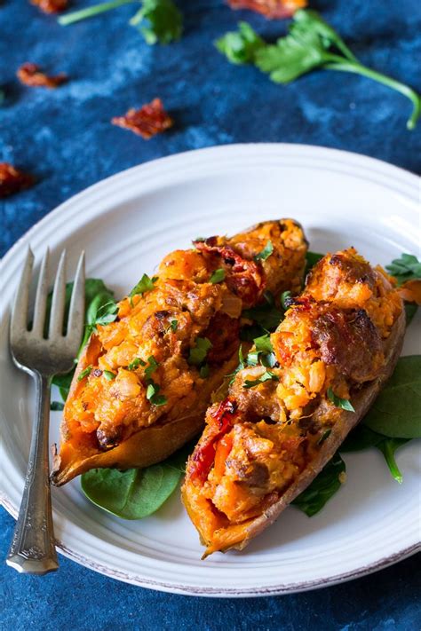 These Are The Ultimate Paleo And Whole30 Twice Baked Sweet Potatoes