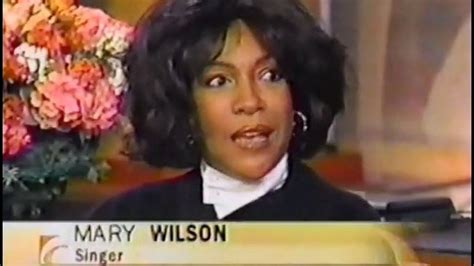 Mary Wilson Asked Are You Enviousjealous Of Diana Ross