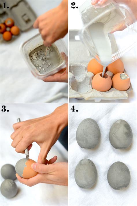 DIY :: Cement Easter Eggs - Camille Styles