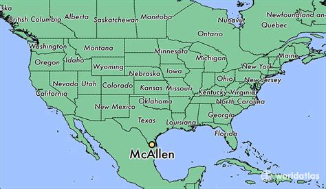 Texas Map Mcallen