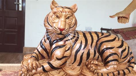Tiger Wood Sculpture Art And Collectibles Sculpture Dolphinchatai