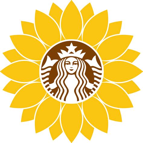Starbucks Sunflower Svg Starbucks Svg Starbucks Logo Svg Inspire