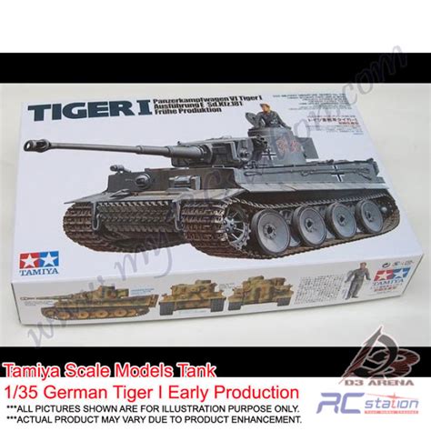 Tamiya Scale Models Tank German Tiger I Early Production