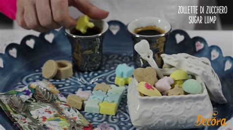 Zuccherini decorati con pasta di zucchero, ideali anche per accompagnare un tè o un caffè in ricevimenti e matrimoni. Zollette di Zucchero Colorate / Colored Sugar - YouTube