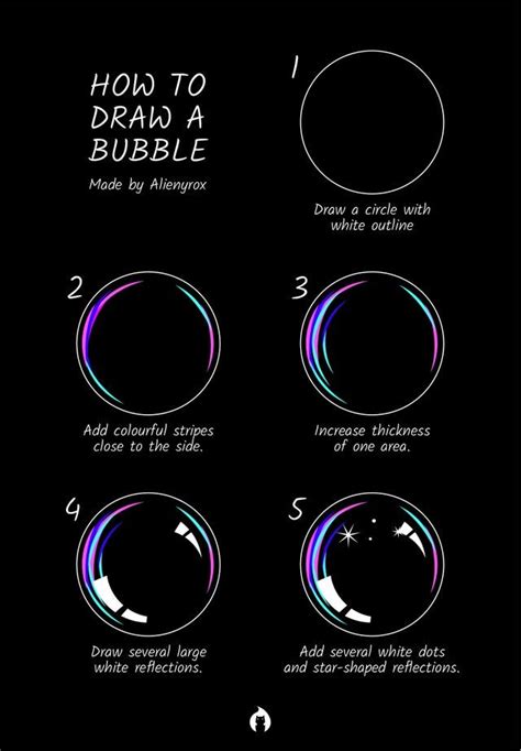 How To Draw A Bubble Oc Coolguides Bubble Drawing Digital Art