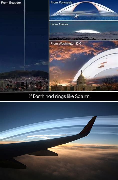 What Earth Would Look Like With Saturns Rings And 18 More Fascinating