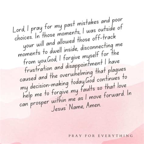 7 Powerful Prayers To Forgive Yourself