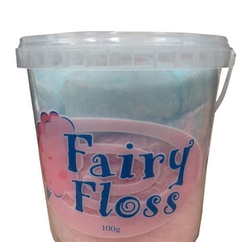 Fairy Floss 100g Bucket X12 Units Popcorn Australia