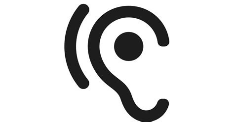 Hearing Free Vector Icon Iconbolt