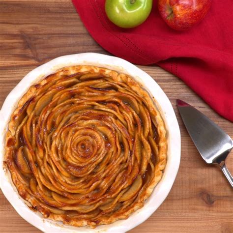 Apple Rose Pie Recipe And Video Tiphero