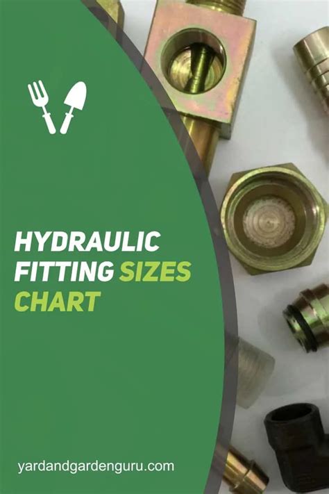 Hydraulic Fitting Sizes Chart
