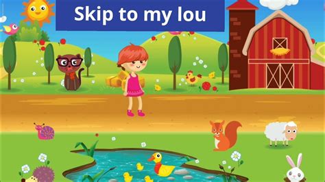 Skip To My Lou Nursery Rhymes For Kids Youtube