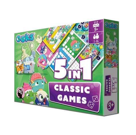 Ooks 5 In 1 Best Classical Games For Children Value Add Games Shop