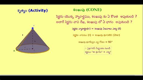Total number of grains = csa of corn cob x number of grains on 1 cm 2 r = 2.1 cm and h. CONE CSA - YouTube
