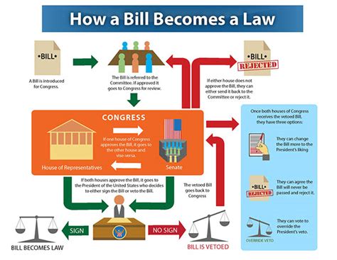 How A Bill Becomes A Law Flowchart