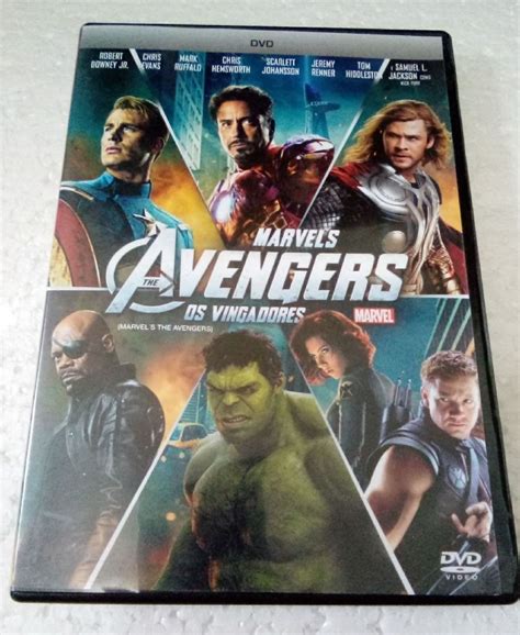 Dvd Marvel S The Avengers Os Vingadores Dvd Nacional E Original Filme