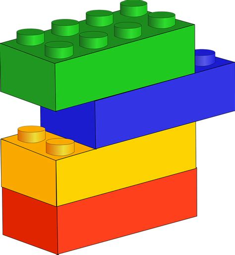 Blocks Blue Bricks Building · Free Vector Graphic On Pixabay