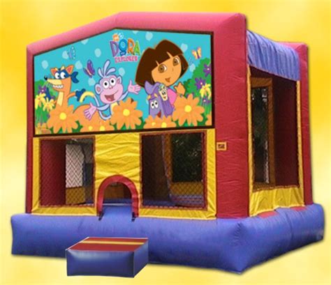 Nickelodeons Dora The Explorer Jump House Moonwalk Childrens Party