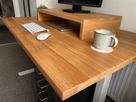 For Conset Frames Solid Wood Desk Top Sit Stand Desk Tops