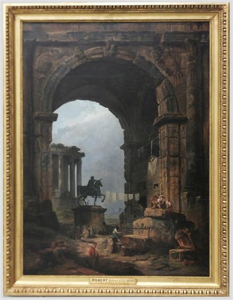 Lancien Portique De Lempereur Marc Aurèle à Rome Louvre Collections