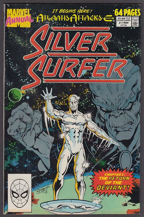 Silver Surfer Annual 2 Marvel Comic Book 1989