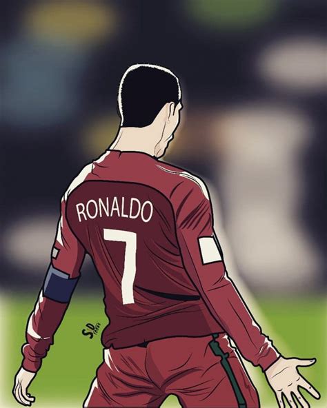 Cristiano Ronaldo Fifa World Cup 18 Caricature Stoned Santa