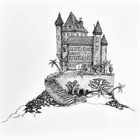 Fairytale Castle Drawing At Getdrawings Free Download