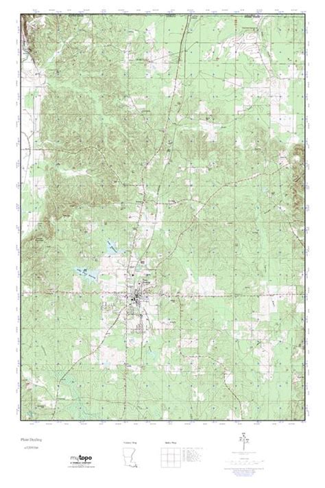 Mytopo Plain Dealing Louisiana Usgs Quad Topo Map