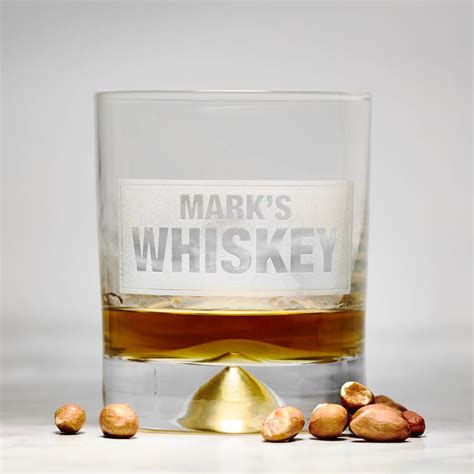 Personalised Whiskey Glass By Sophia Victoria Joy