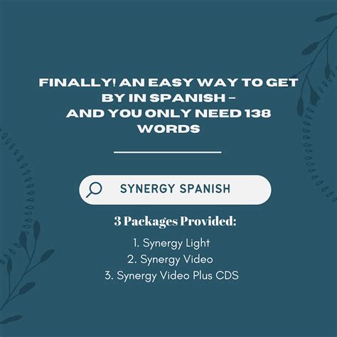 Synergy Spanish Course By Ssmy Jul 2023 Medium