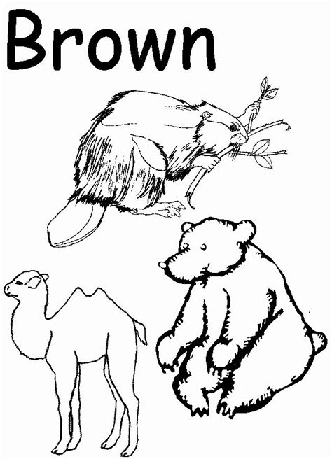See more ideas about preschool worksheets, preschool, thanksgiving coloring pages. Color Brown Worksheets for Preschool in 2020 ...