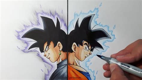 Learn how to draw kid goku from dragon ball with our step by step drawing lessons. Drawing Goku VS Goku Black - YouTube