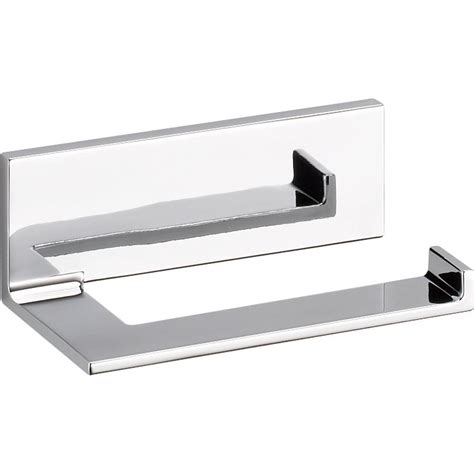 Accent your bathroom with a toilet paper holder or robe hook from menards, available in a wide variety of styles and finishes. Delta Vero Single Post Toilet Paper Holder in Chrome-77750 ...