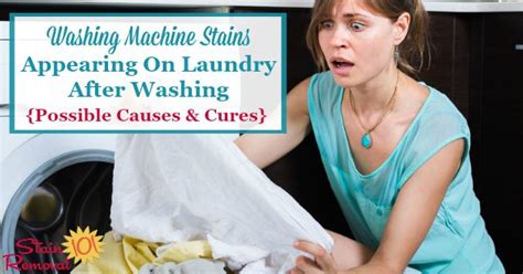 2) we also get brown/orange stains on laundry, and occasionally out of the tap/toilet/shower etc. Washing Machine Stains: Possible Causes And Cures