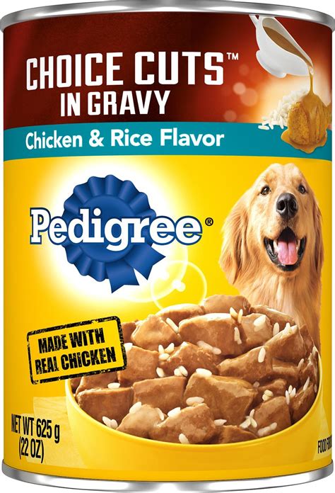 Pedigree Choice Cuts In Gravy With Chicken And Rice Canned Dog Food 22
