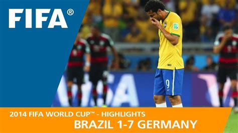 Brazil Vs Germany 7 1 Scoreboard World Cup 2014 Host Brazil Stunned