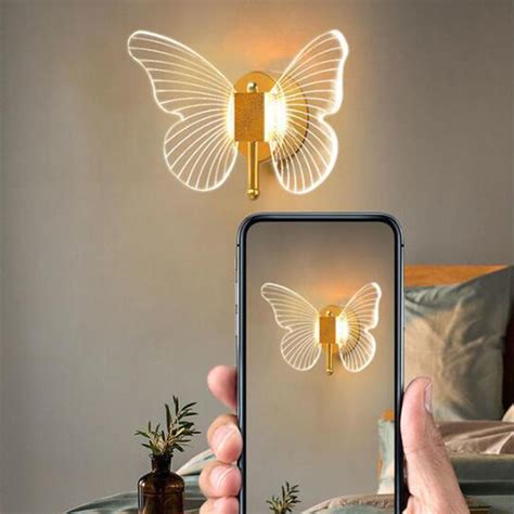 Butterfly Wall Lights Led Butterfly Wall Lamp Creative 10w Light