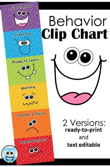 This Is The Best Clip Chart For Behavior Management Its Perfect For