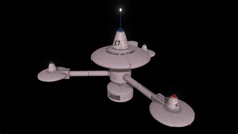 Space Station K 7 From Star Trek Tos 3d Model By Major Stress