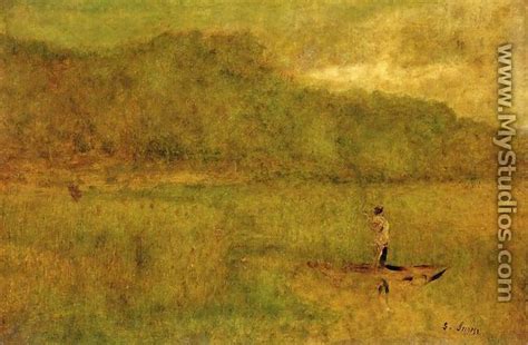 Green Marshes By George Inness